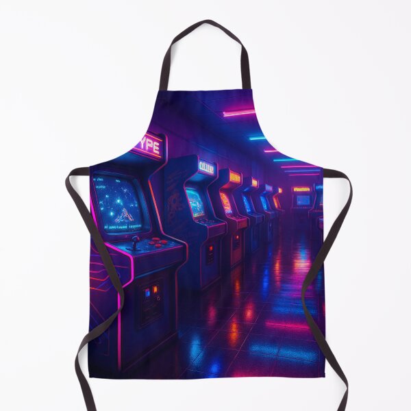 Item preview, Retro arcade room – neon 80s vibe designed and sold by LoomisDreams.