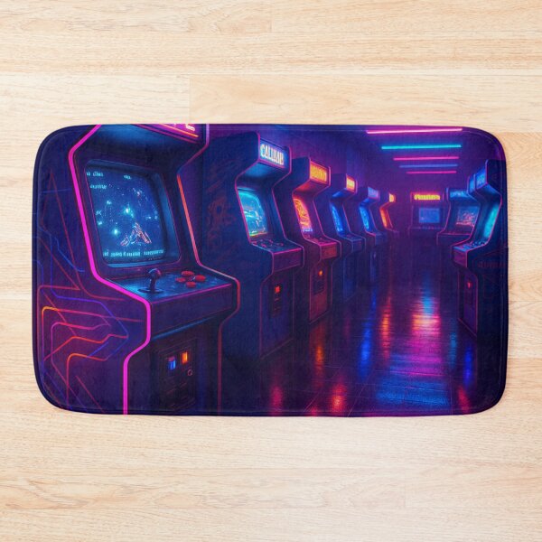 Item preview, Retro arcade room – neon 80s vibe designed and sold by LoomisDreams.