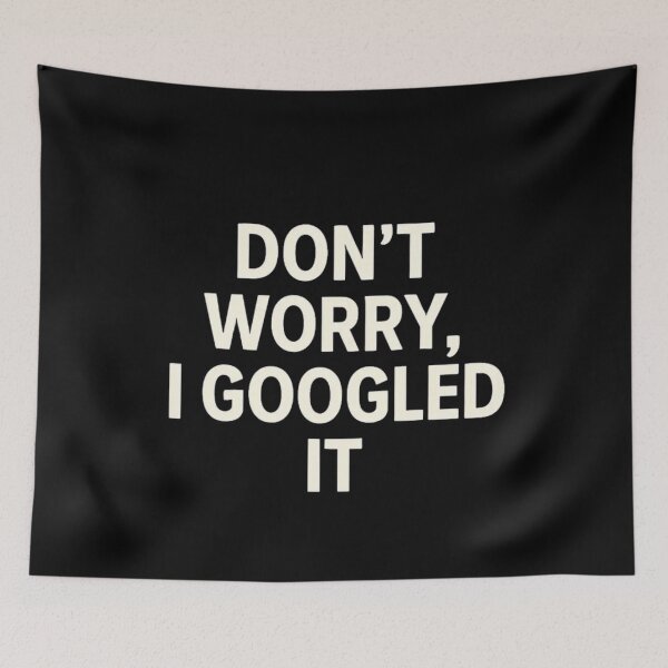 Item preview, “Don’t Worry, I Googled It” — Funny Dad Tech Expert Retro Shirt (white text) designed and sold by RetiredAndRude.