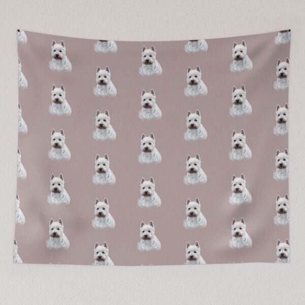 Item preview, Hand Drawn West Highland White Terrier Artwork designed and sold by Brush & Soul.