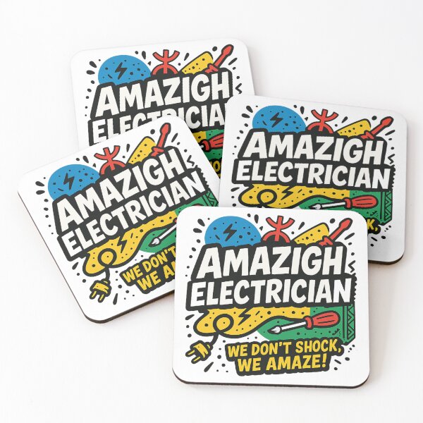 Item preview, Amazigh Electrician – We Don’t Shock, We Amaze designed and sold by salimarts5dz.