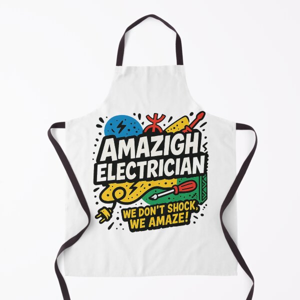 Item preview, Amazigh Electrician – We Don’t Shock, We Amaze designed and sold by salimarts5dz.