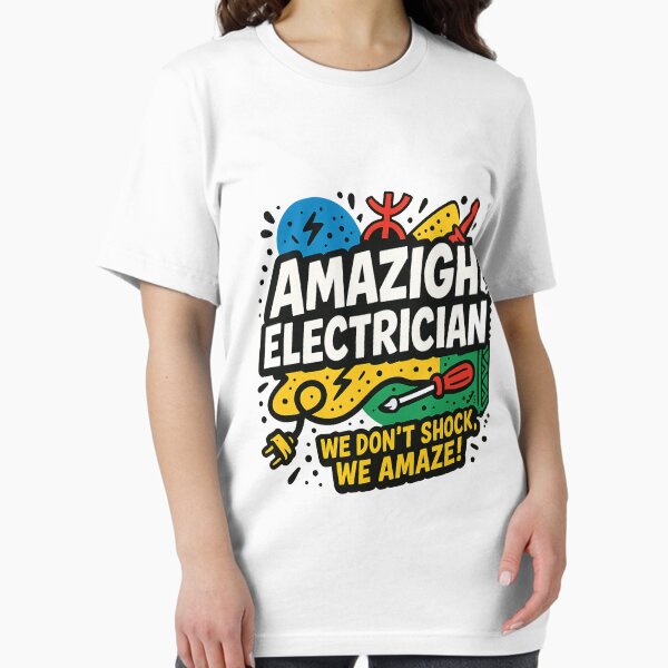 Item preview, Amazigh Electrician – We Don’t Shock, We Amaze designed and sold by salimarts5dz.