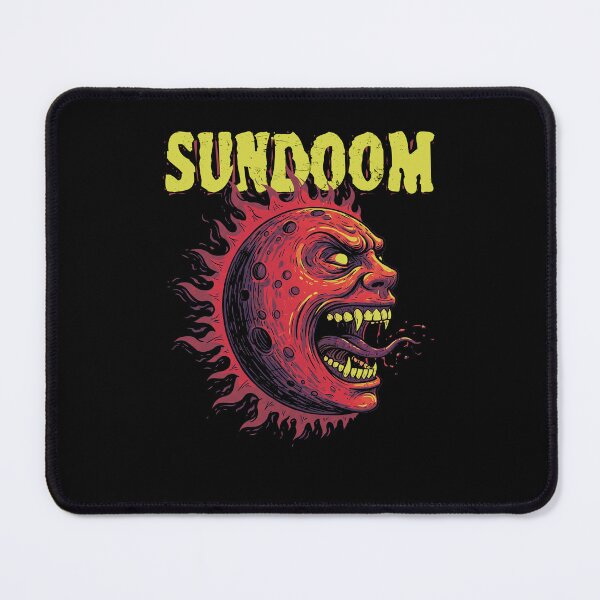 Item preview, Sundoom - Distressed Angry Sun Face  designed and sold by AnAzArt.