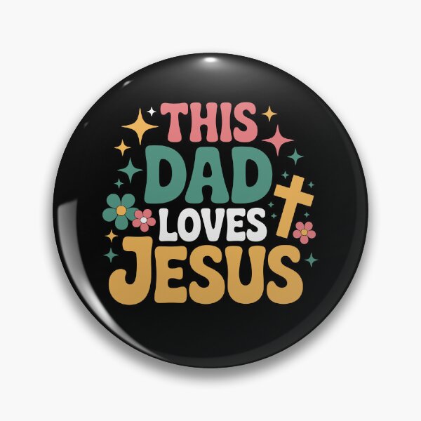 Item preview, This Dad Loves Jesus designed and sold by jkrphoto.