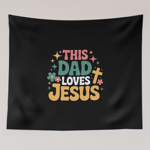 Item preview, This Dad Loves Jesus designed and sold by jkrphoto.