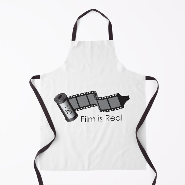 Item preview, "Film is Real" 120mm film cartridge illustration designed and sold by Scribblebard.