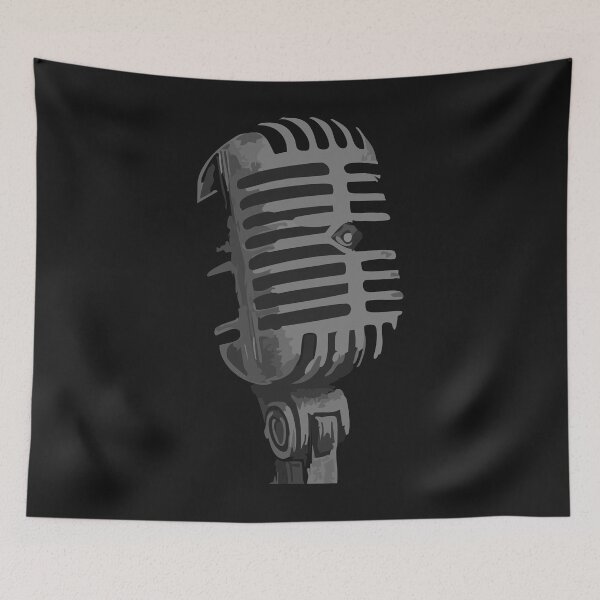 Item preview, Vintage Old Microphone designed and sold by danzmaldz.