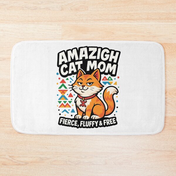 Item preview, Amazigh Cat Mom – Fierce, Fluffy & Free designed and sold by salimarts5dz.