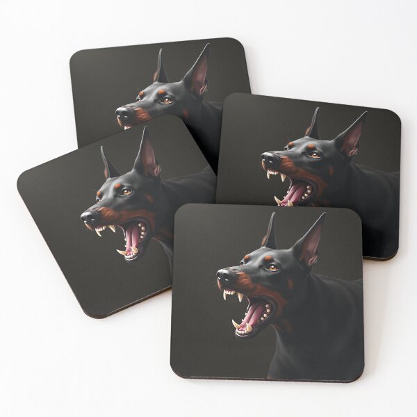 Item preview, Fierce Doberman Dog with Bared Teeth designed and sold by Andrejopt2014.