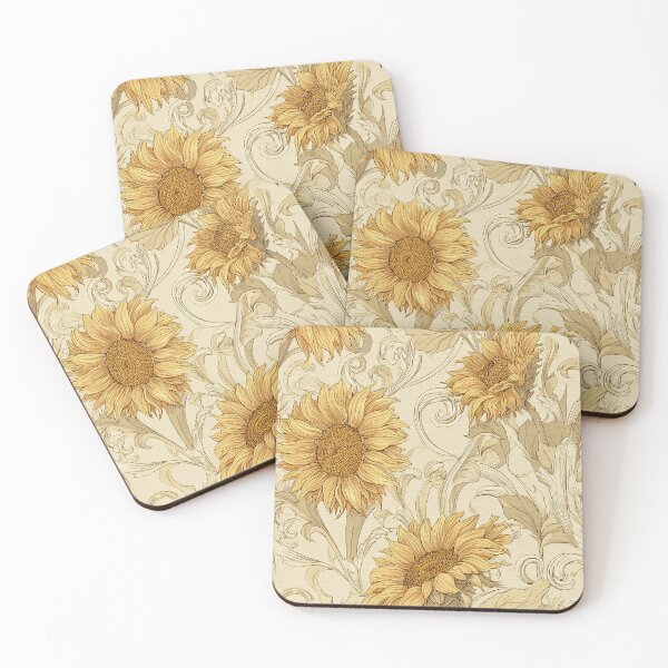 Item preview, Vintage Botanical, Golden Sunflower  designed and sold by RyanPhamDesigns.
