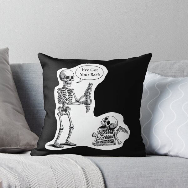 Item preview, Ive Got Your Back Halloween Skeletons  designed and sold by ChearshiPrints.