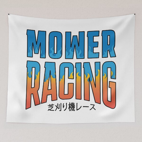 Item preview, Lawnmower Racing Text - Lawn Mower Racing designed and sold by RaceDayRags.