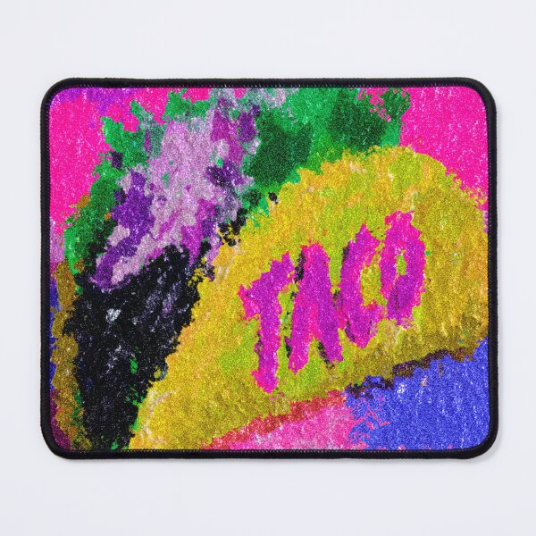 Item preview, Neon Glitter Taco Pop Art Illustration designed and sold by bubblegoth.