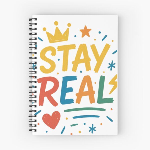 Item preview, Stay real design  designed and sold by CatchyWords.