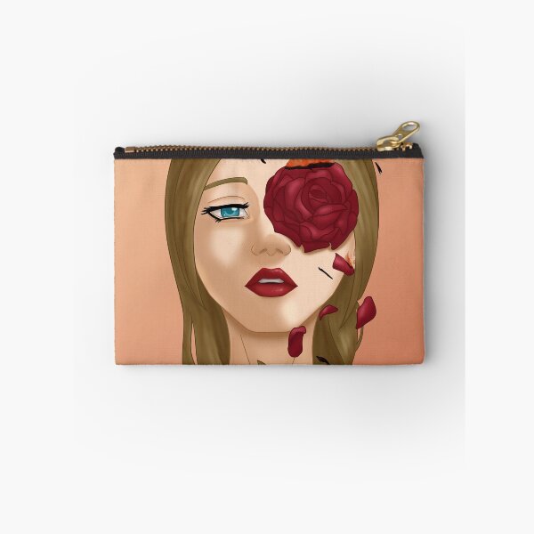 Item preview, Woman with a rose in flames designed and sold by AssortedDrawings.