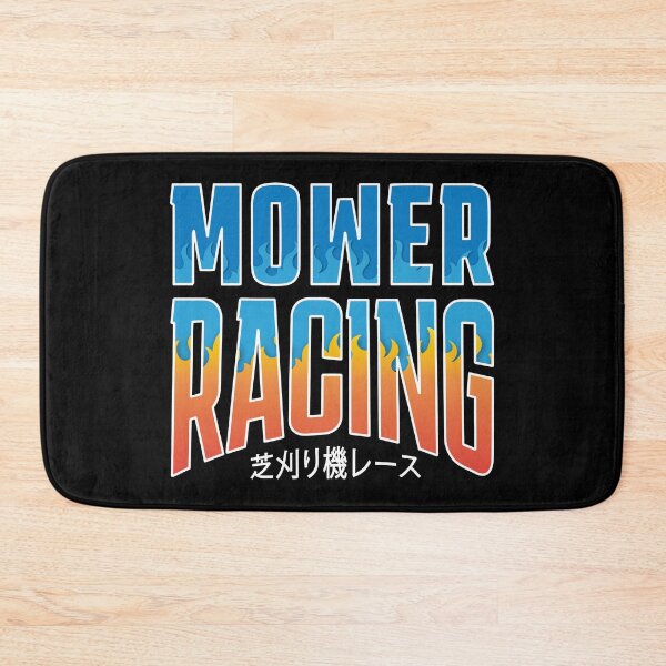 Item preview, Lawnmower Racing Text - White - Lawn Mower Racing designed and sold by RaceDayRags.