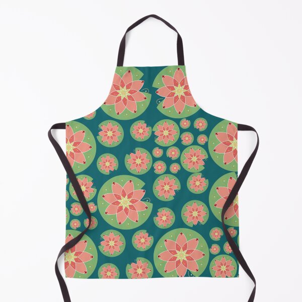 Item preview, Lily Pond - Teal designed and sold by Honey Crystal Fashion and Homegoods .