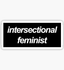 intersektionale Feministin Sticker