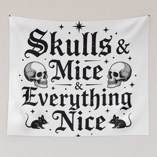 Item preview, Skulls & Mice & Everything Nice designed and sold by J-CCreations.