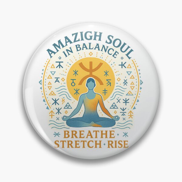 Item preview, Amazigh Soul in Balance – Breathe, Stretch, Rise designed and sold by salimarts5dz.