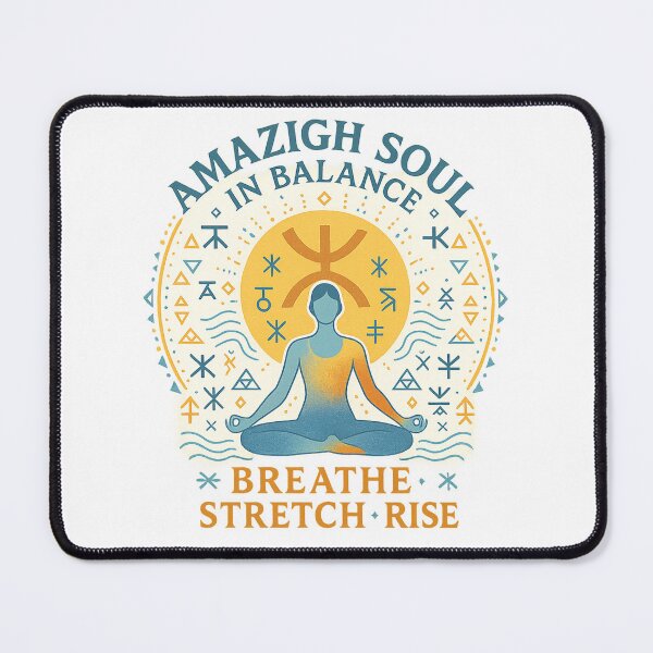 Item preview, Amazigh Soul in Balance – Breathe, Stretch, Rise designed and sold by salimarts5dz.