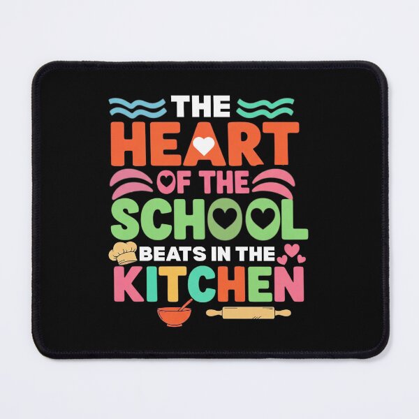 Item preview, The Heart of The School Beats in The Kitchen Lunch Lady designed and sold by MotivaChic.