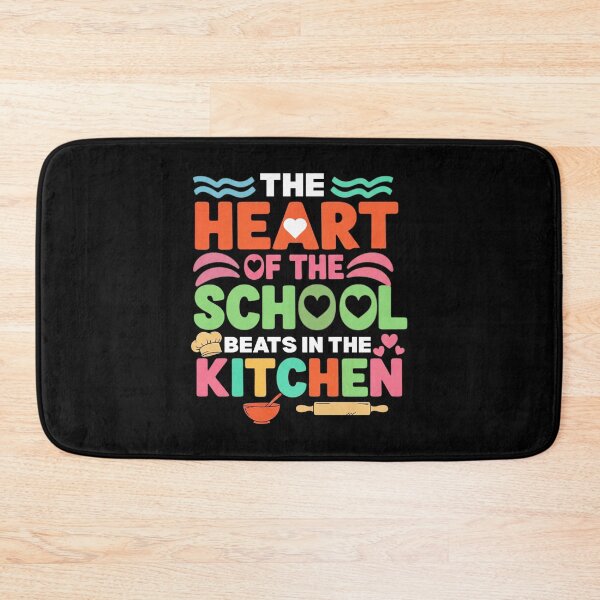 Item preview, The Heart of The School Beats in The Kitchen Lunch Lady designed and sold by MotivaChic.