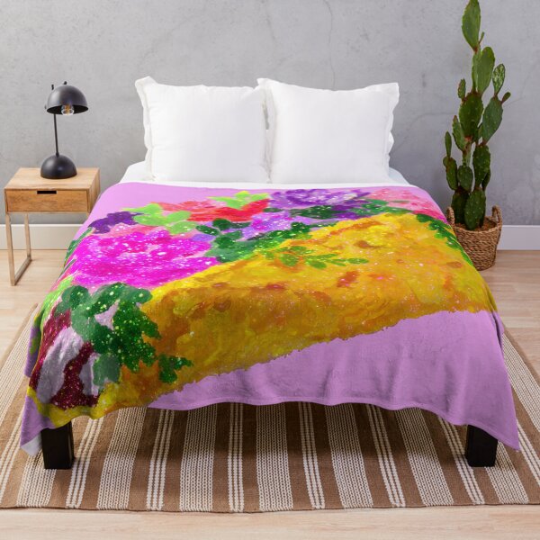 Item preview, Floral Fantasy Taco with Pastel Colors designed and sold by bubblegoth.