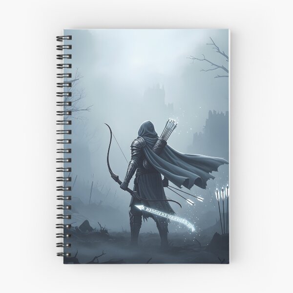 Item preview, Silent Warrior – Misty Hooded Archer on the Battlefield designed and sold by Cullinan Art.