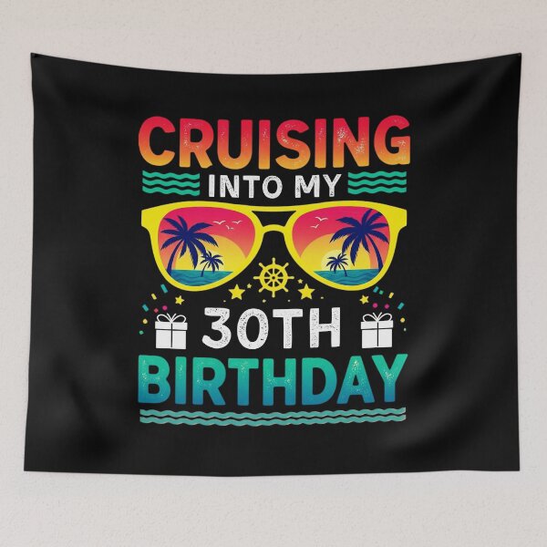 Item preview, Cruising Into My 30th Birthday Family Cruise 30 Birthday designed and sold by MotivaChic.