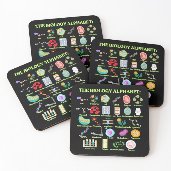 Item preview, The Biology Alphabet, cool science and biology designed and sold by NoetherSym.