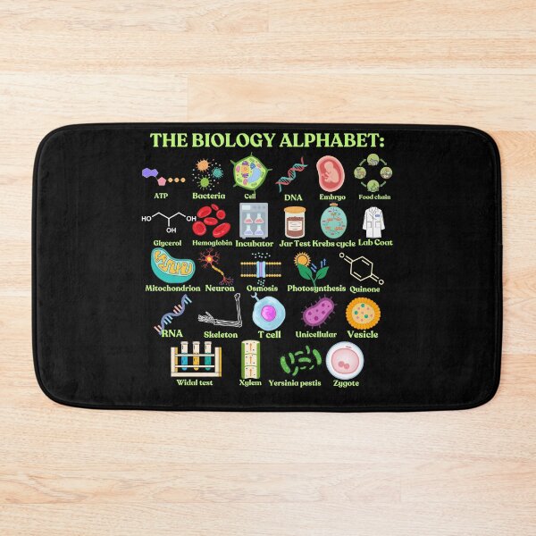 Item preview, The Biology Alphabet, cool science and biology designed and sold by NoetherSym.