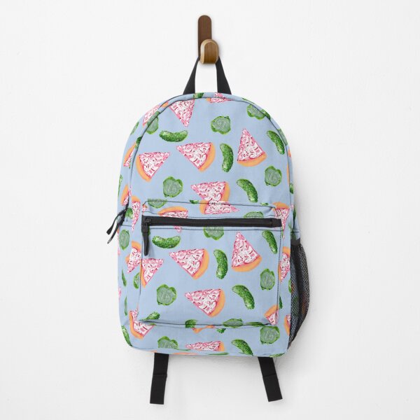 Item preview, Pickle pizza pattern designed and sold by Ruthie-V-Nowak.
