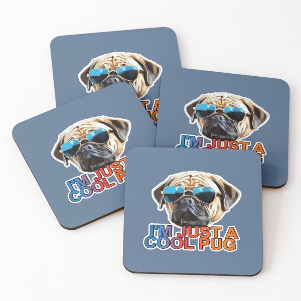 Item preview, I'm Just A Cool Pug designed and sold by ZooStateofMind.