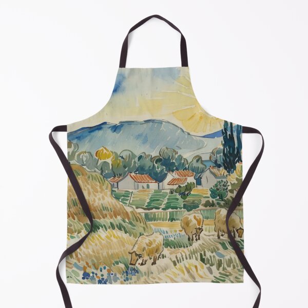 Item preview, High above widecombe（watercolour + AI） designed and sold by artsmeow.