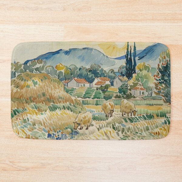 Item preview, High above widecombe（watercolour + AI） designed and sold by artsmeow.