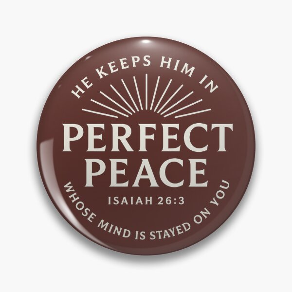 Item preview, Perfect Peace Isaiah 26:3 designed and sold by SimplySelim.
