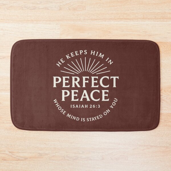 Item preview, Perfect Peace Isaiah 26:3 designed and sold by SimplySelim.