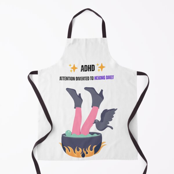Item preview, ADHD Witch Quote – Attention Diverted to Hexing Daily Funny Aesthetic Design designed and sold by Paperpoison.