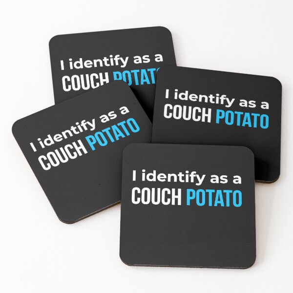 Item preview, I Identify As A Couch Potato Funny T-Shirt | Lazy Homebody Humor Gift designed and sold by gomofo1974.