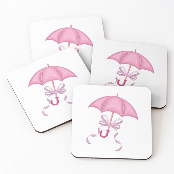Item preview, Pink Umbrella with Bow – Romantic Illustration designed and sold by VelumkaRose.