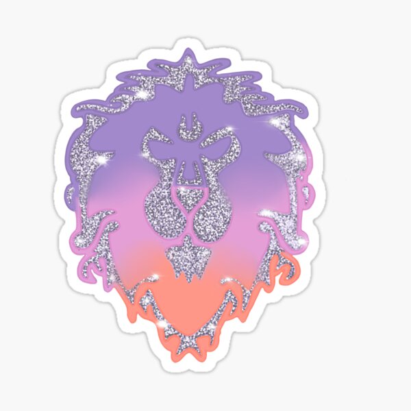 Item preview, alliance glitter eras symbol designed and sold by ChaosKittenArt.