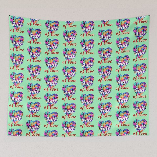 Item preview, Full of love, many colorful hearts designed and sold by Artejuli.