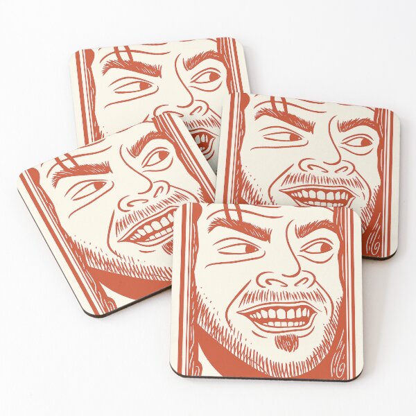 Item preview, Here’s Johnny – The Shining Minimalist Fan Art designed and sold by Pontoart.