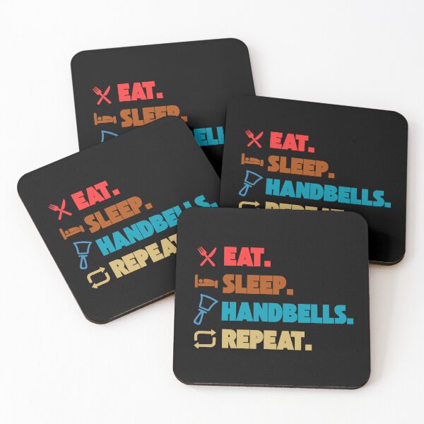 Item preview, Eat. Sleep. Handbells. Repeat. designed and sold by CelticClapper.