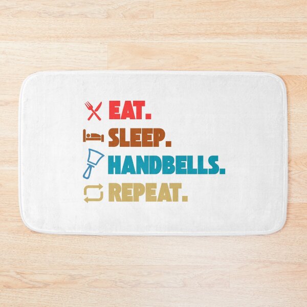 Item preview, Eat. Sleep. Handbells. Repeat. designed and sold by CelticClapper.