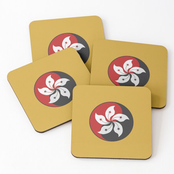 Item preview, Hong Kong Bauhinia Flag Yin Yang symbol V2 designed and sold by Rebellion-10.