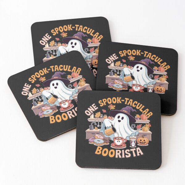 Item preview, Halloween Boorista Funny Ghost Coffee Lover Barista designed and sold by tamdevo1.