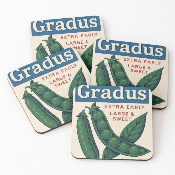 Item preview, Vintage Seed Packet Pea Illustration Retro Botanical Art designed and sold by weirdfishes123.